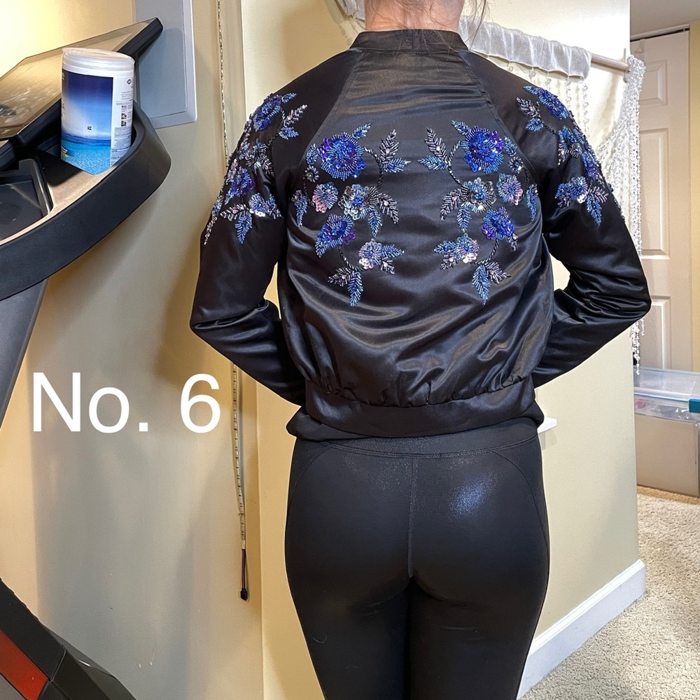 Rachel Allen beaded bomber jacket